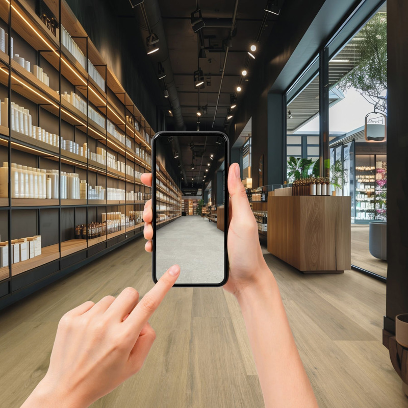 Commercial flooring visualiser 