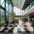 Karndean Commercial Art Select Ionic Marble and Corinthian Marble checkerboard stone tile vinyl flooring in a commercial environment