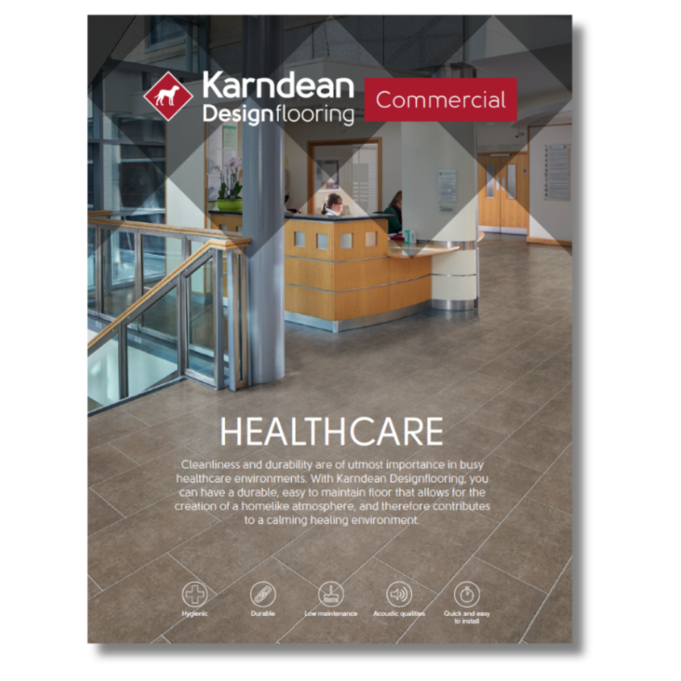 Healthcare sector brochure cover