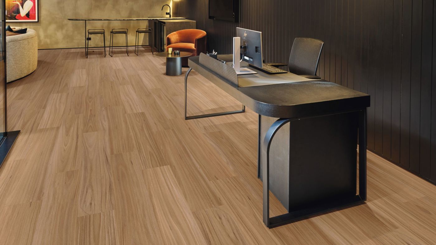 Korlok Commercial rigid core hybrid flooring for offices
