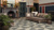 Hotel lobby with Terra SP212 and Urbus SP213 tiles in a modern triangular pattern