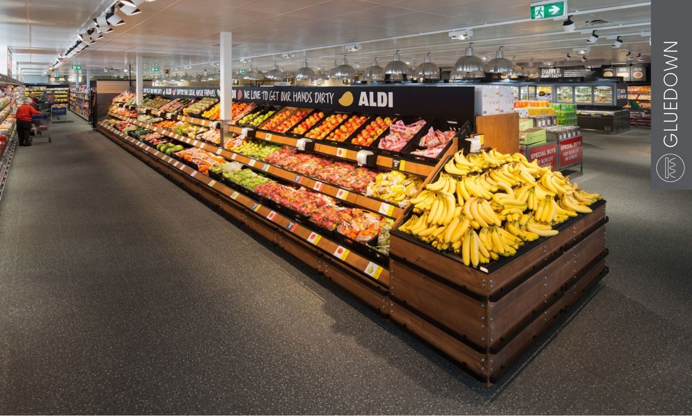 Opus stone look vinyl flooring in Aldi