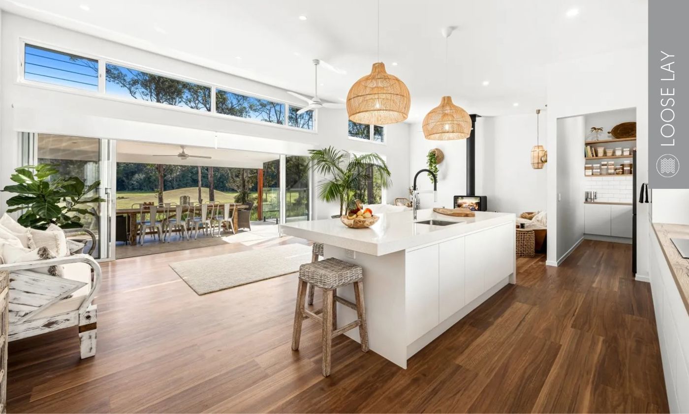 Karndean Mountain Spotted Gum in a luxury house