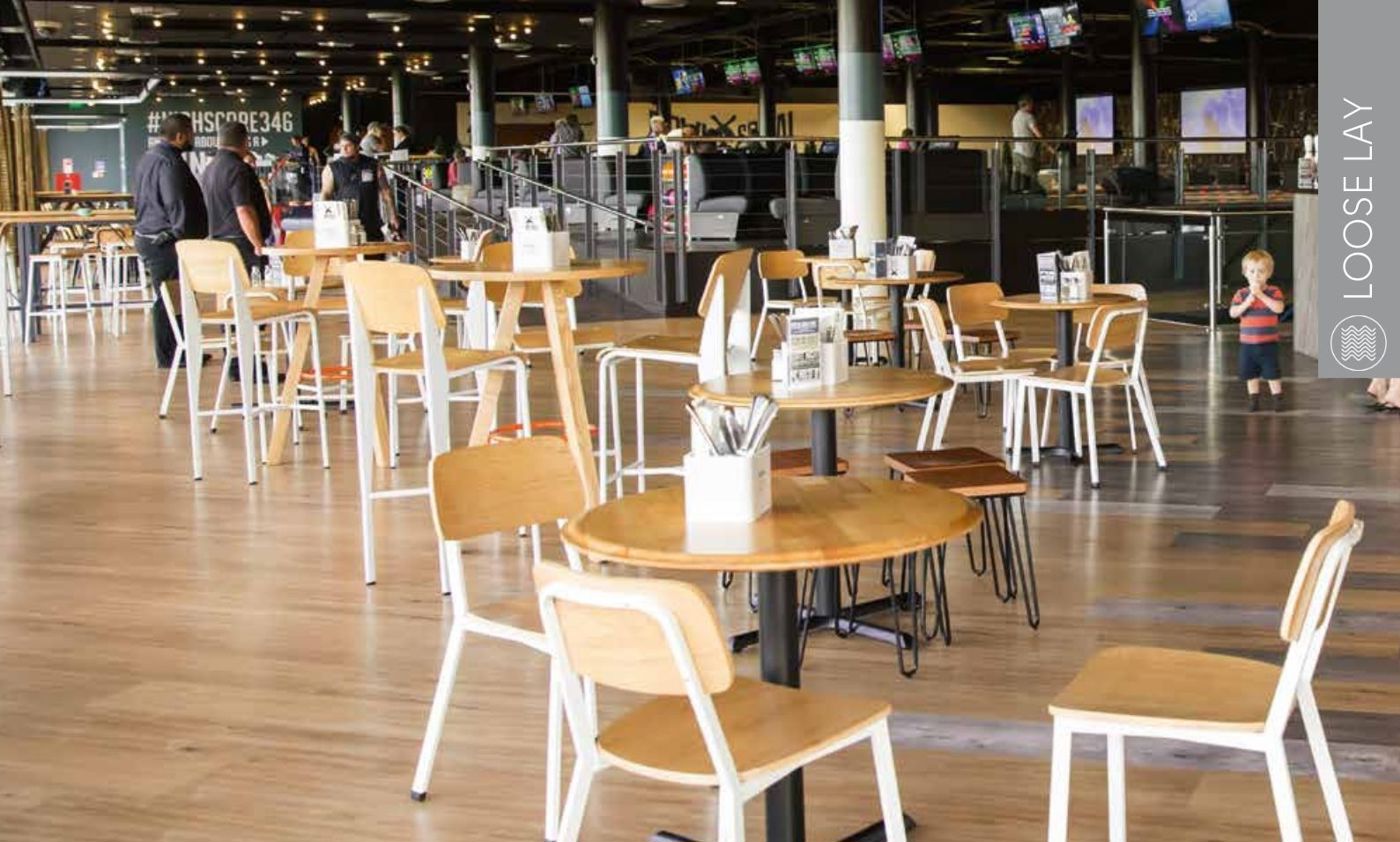 Karndean flooring in bowling project