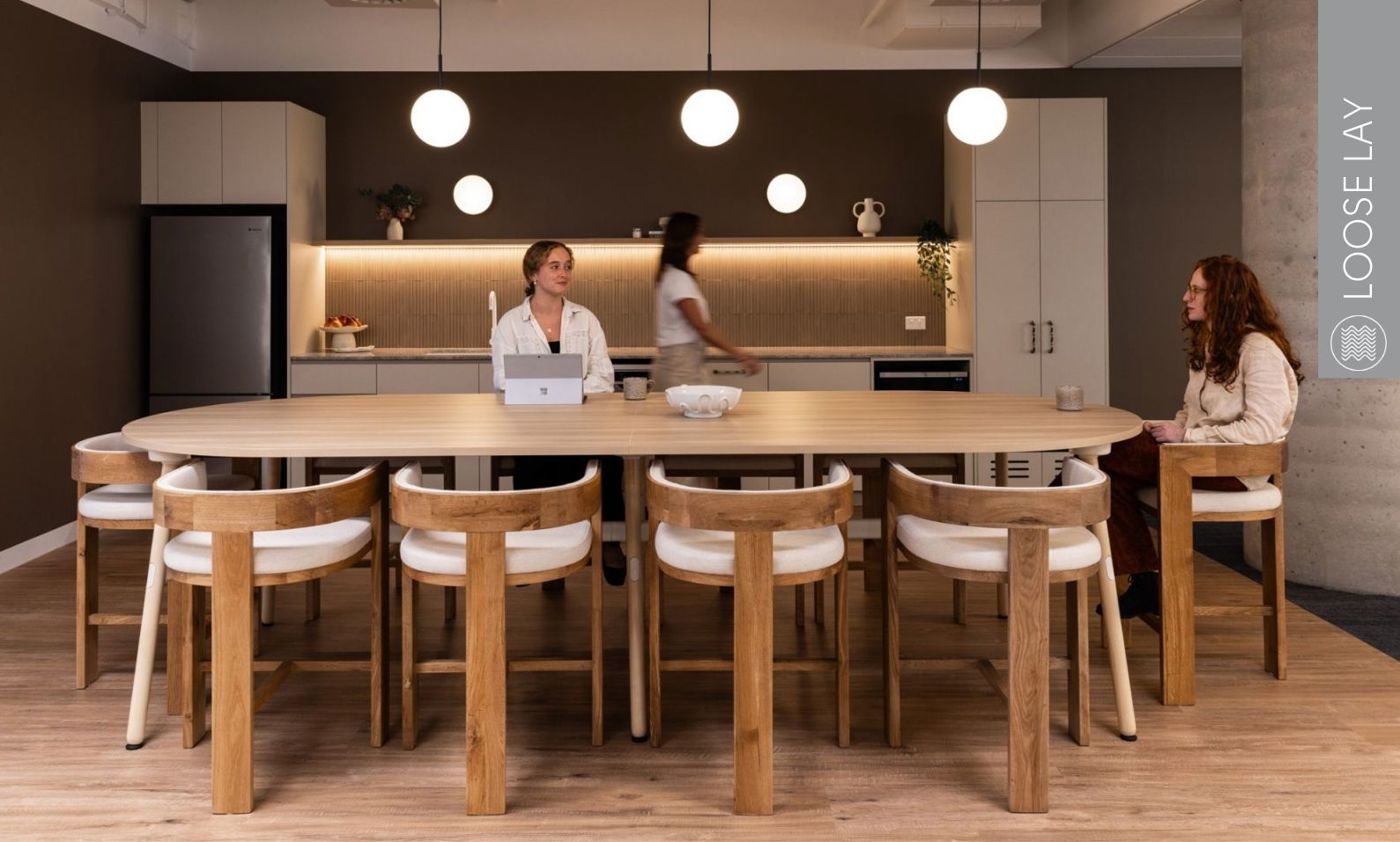 Karndean floor installed in corporate offices