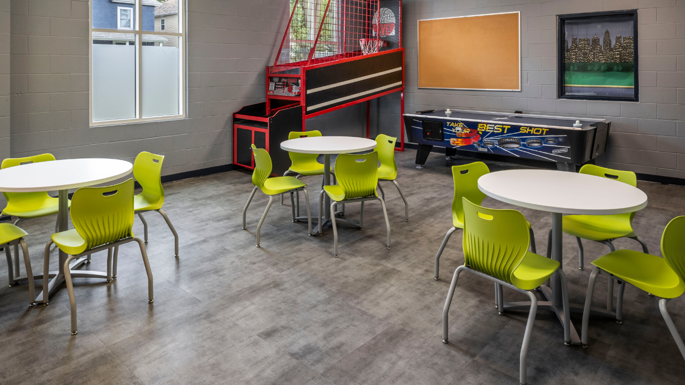 Vermont lvp floors in the Boys & Girls Club Of Central Ohio