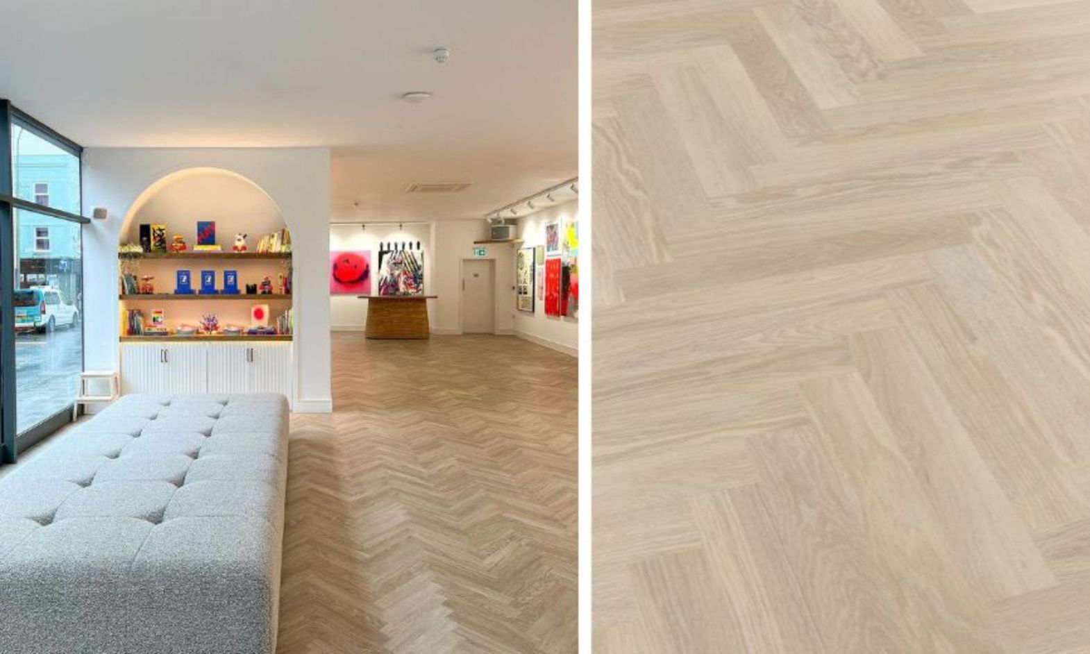 Karndean commercial canadian nude oak flooring