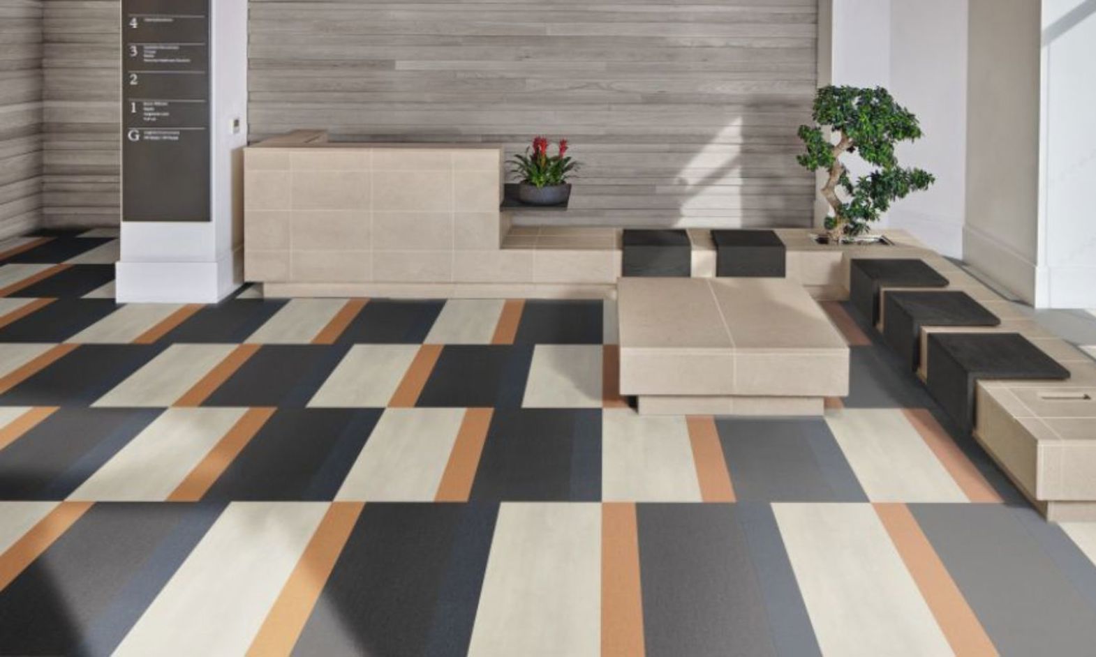Karndean commercial opus abstract flooring