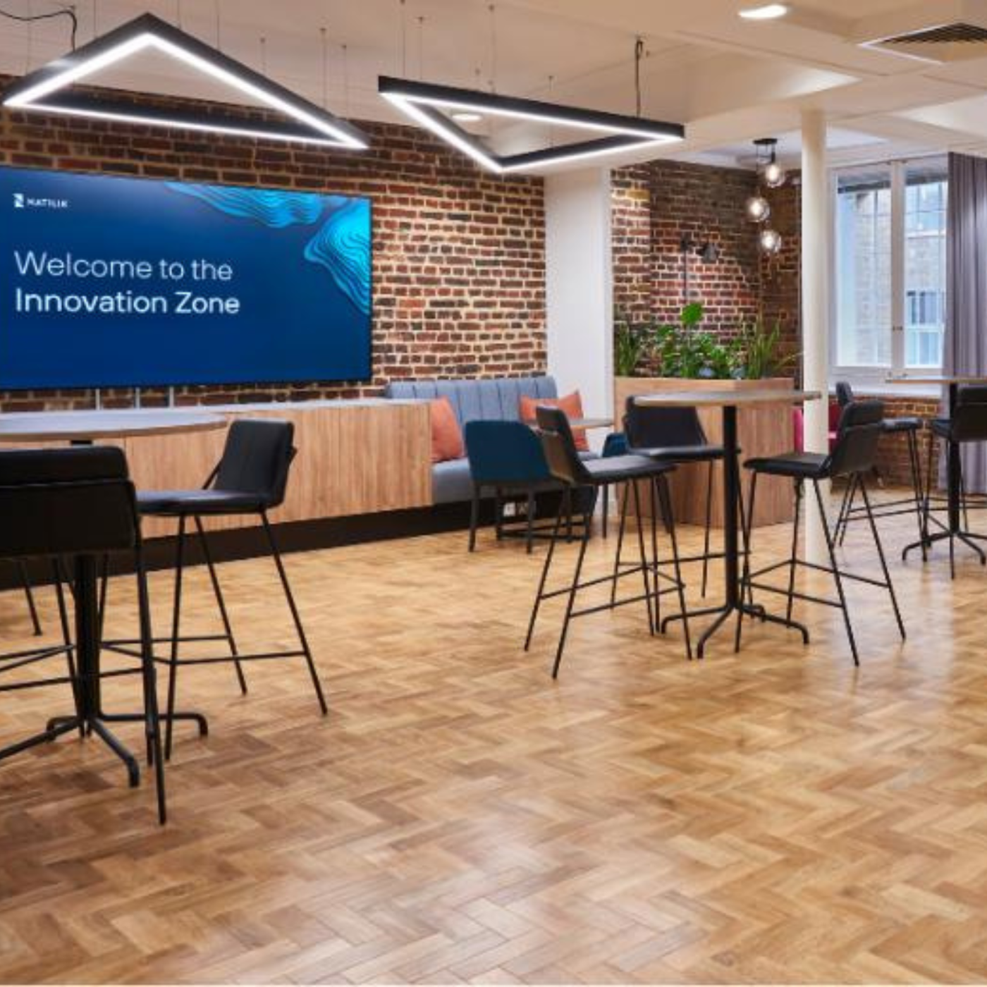 Light toned Karndean Commercial flooring