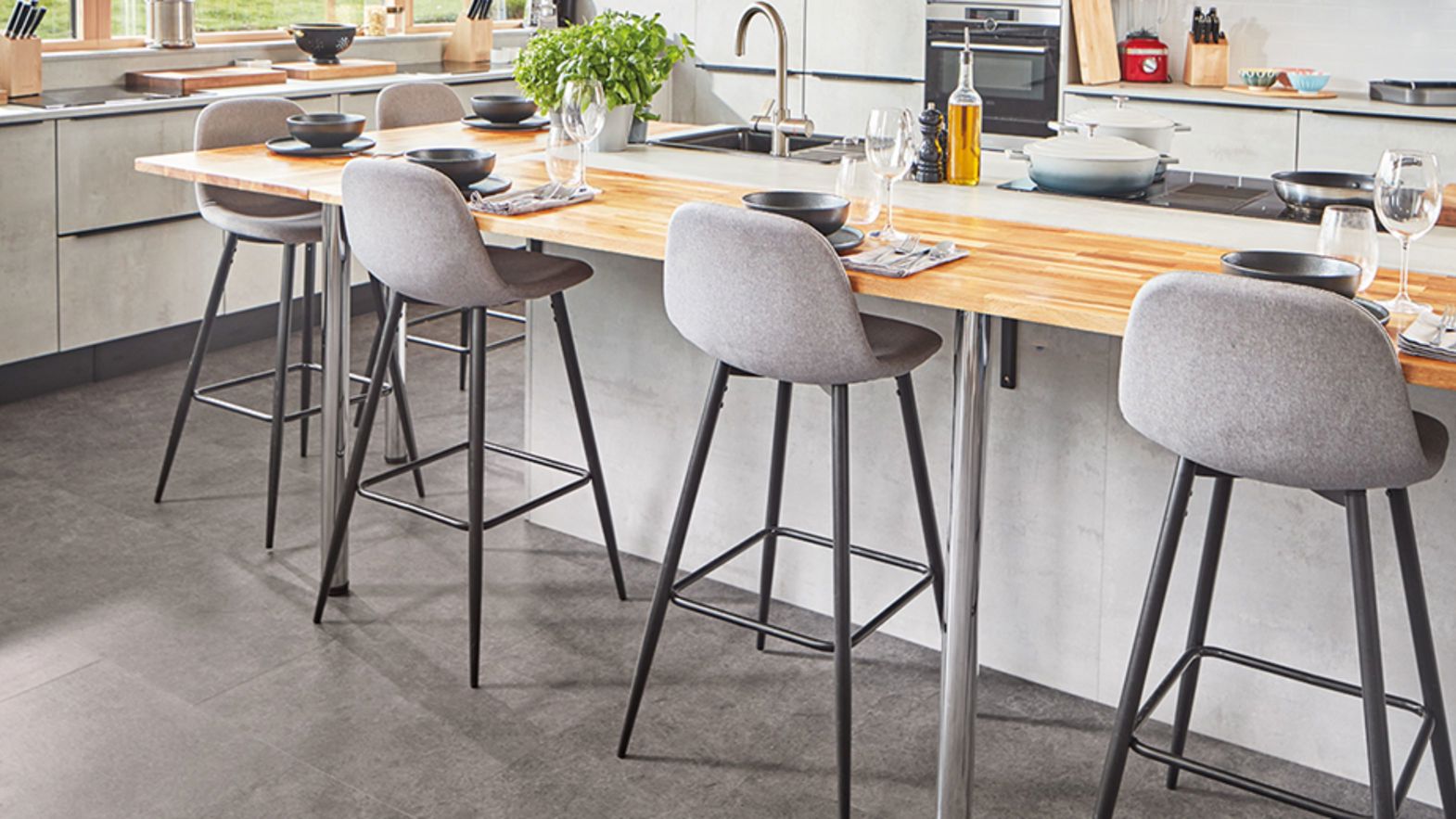 Karndean commercial flooring installed in a hospitality building