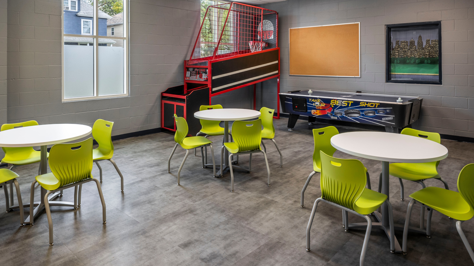 Vermont luxury vinyl floors at the Boys & Girls Club Of Central Ohio