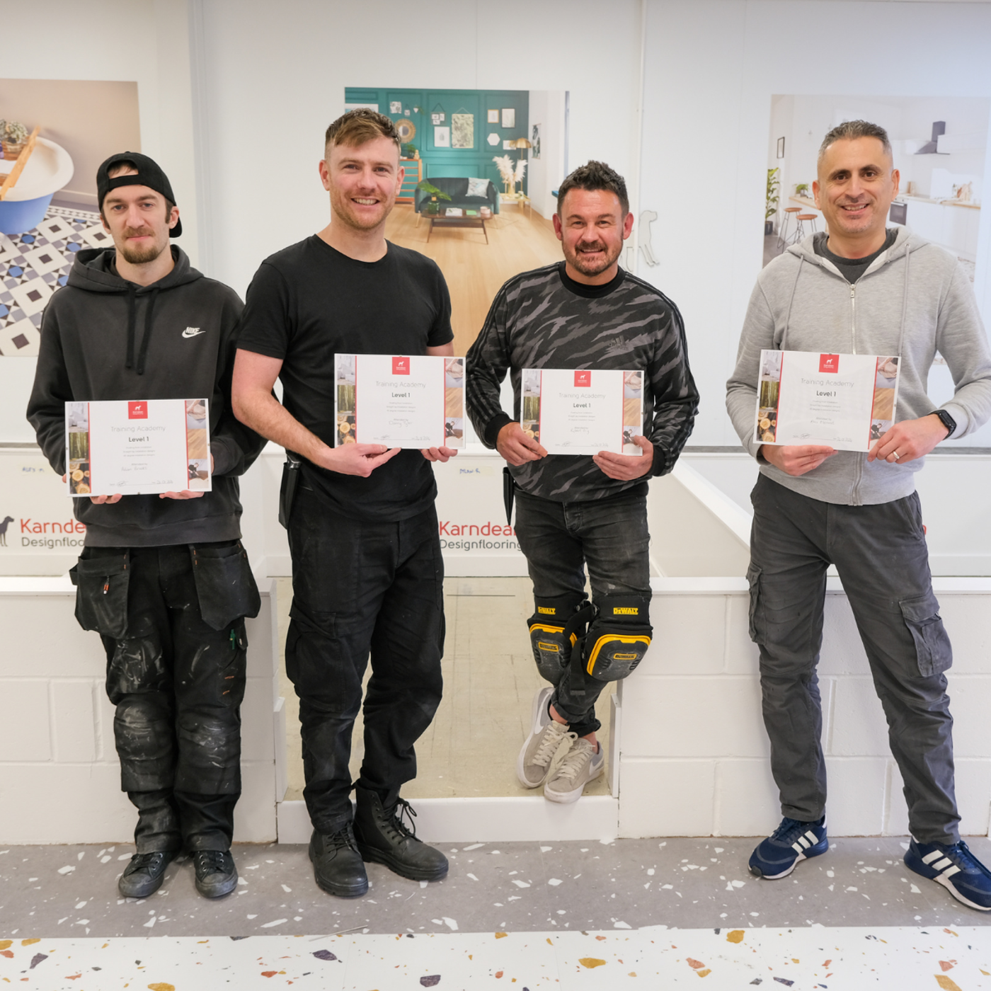 Karndean fitting course attendees