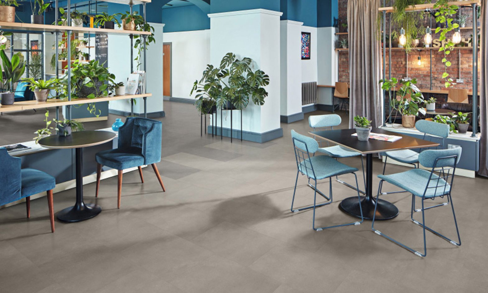 metro grey commercial karndean flooring