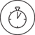 Stopwatch timer icon