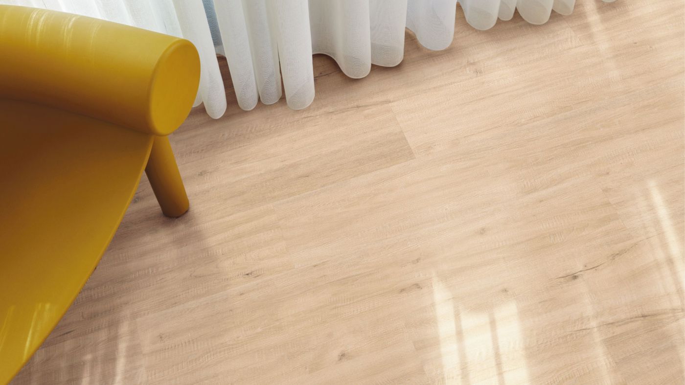 Opulent vinyl floors for a glamorous living room