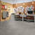 Art Select Cambric Stone dark grey LVT flooring in a working type environment