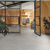 Art Select Cambric Stone dark grey LVT flooring in a private office 