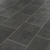 Knight Tile Black Riven Slate black LVT flooring
