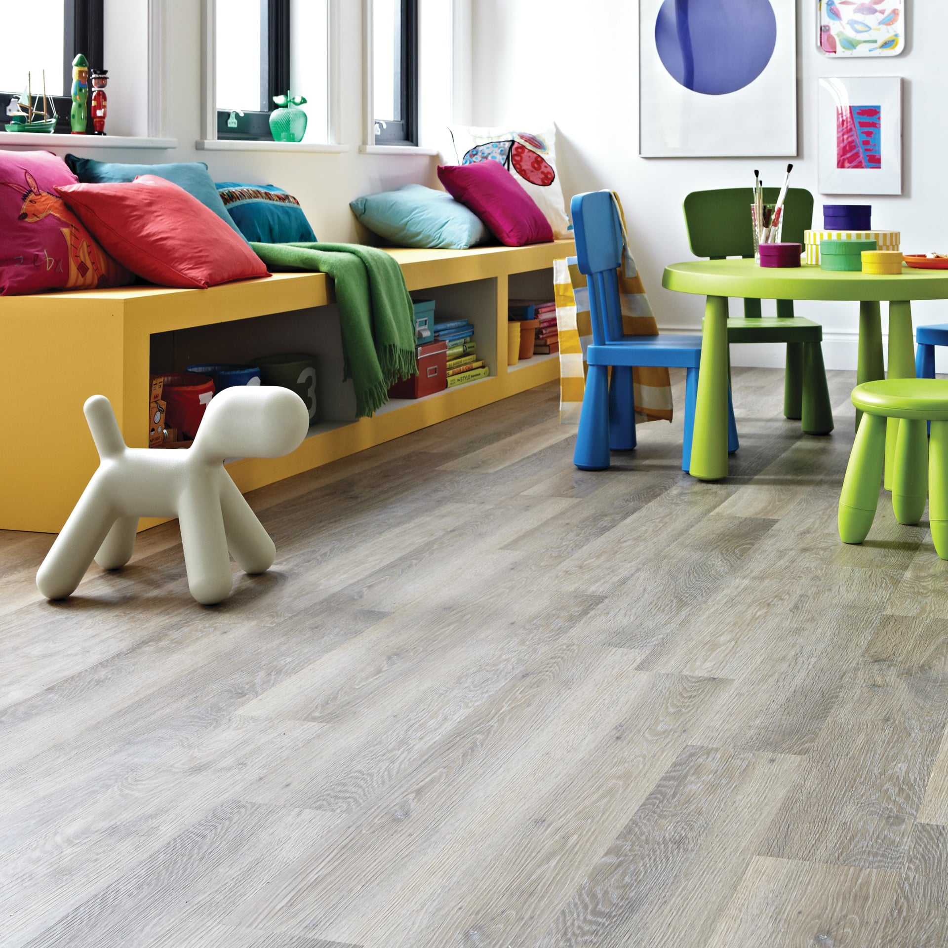 絵画風　マルチカバー　ソファカバー　ラグ　トーマスキンケイド　113x166 Knight Tile | Lime Washed Oak SCB-KP99-6