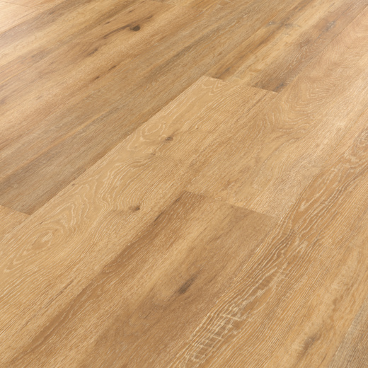 Baltic Limed Oak golden brown flooring by Karndean laid at an angle