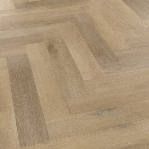 Palio Express Primrose Oak herringbone angled photo