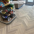 Glacier Oak SM-RL21-28 herringbone floors in Northmount Pharmacy