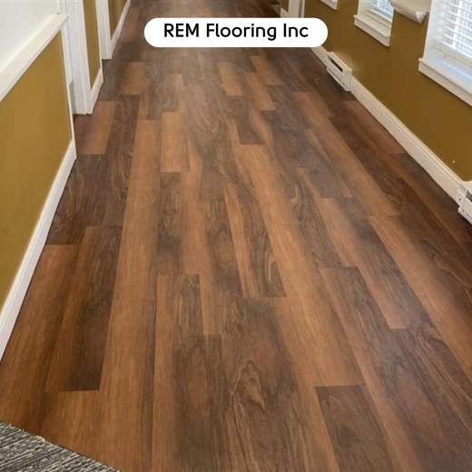 Ohana Koa VGW143T floors in a hallway by REM Flooring Inc
