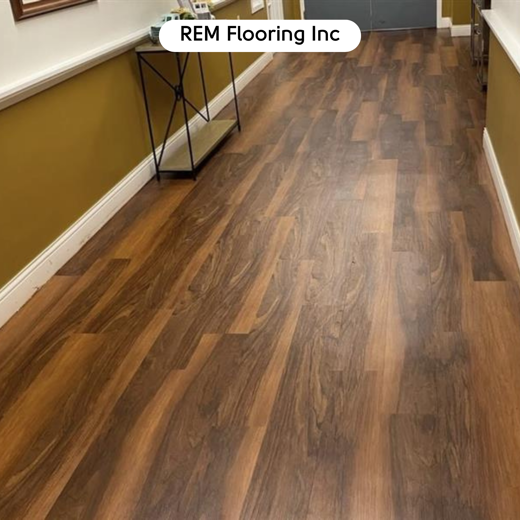 Ohana Koa VGW143T floors in a hallway by REM Flooring Inc