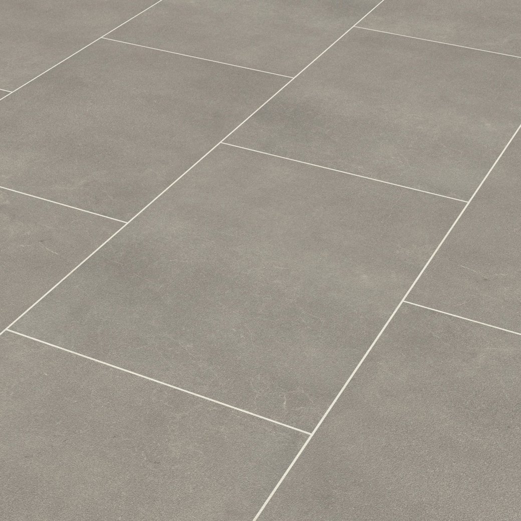 Metro Grey LVT flooring laid at an angle
