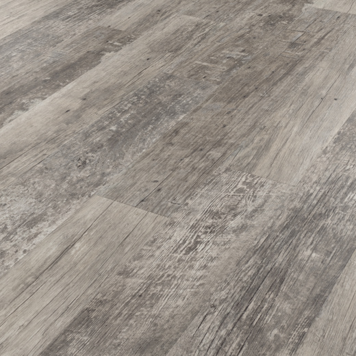 Angled overhead photo of Aged Redwood LVT flooring by Karndean