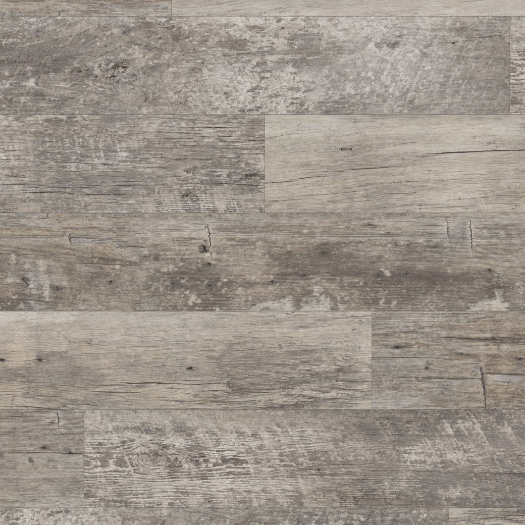 Overhead photo of Aged Redwood flooring by Karndean